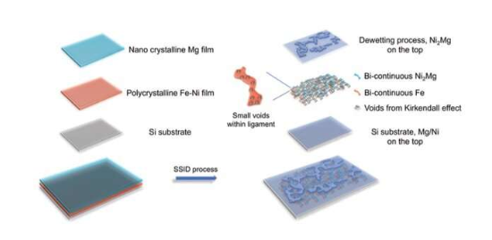 Thin-Film SSID for the Fe-Ni/Mg System